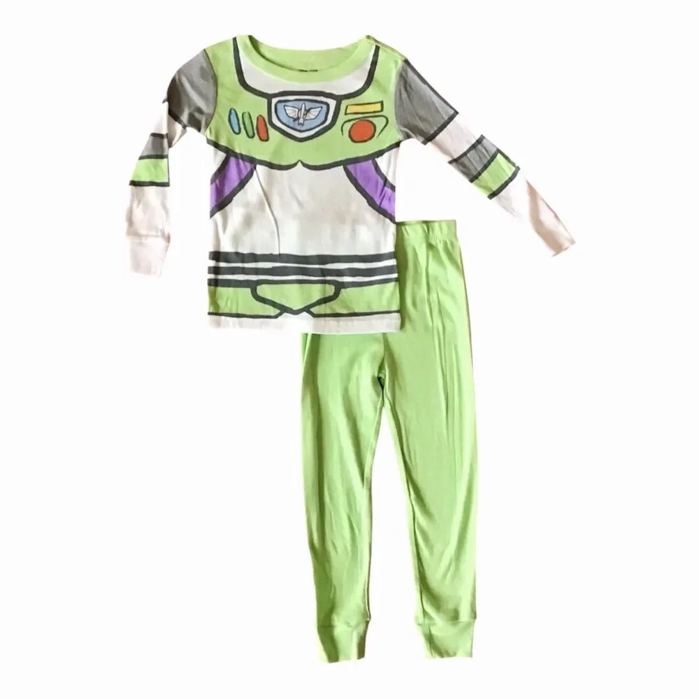 Disney Toy Story Toddler Boys' 4pc Cotton Pajama Set – Buzz & Woody Sleepwear